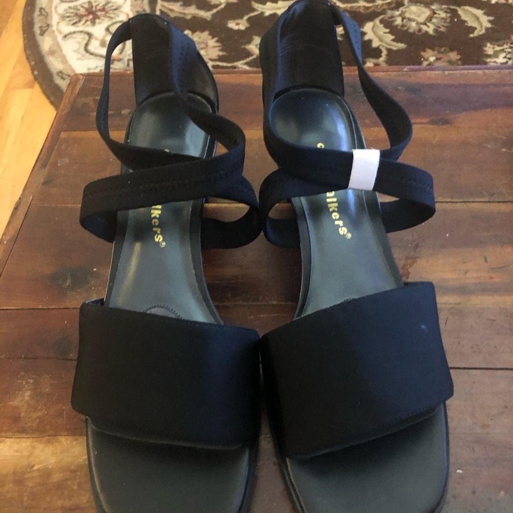 Cloud Walkers strappy sandal cloth & leath…